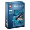 DK 3038 Photo Frame of Shark Xếp hình lắp ráp ghép mô hình Khung ảnh cá mập