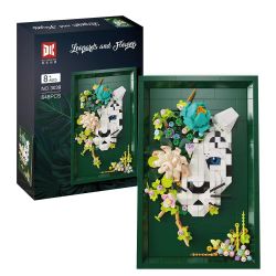 DK 3039 Photo Frame Xếp hình lắp ráp ghép mô hình Khung ảnh hoa khô báo tuyết