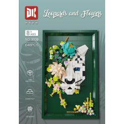 DK 3039 Photo Frame Xếp hình lắp ráp ghép mô hình Khung ảnh hoa khô báo tuyết