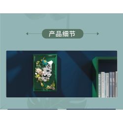 DK 3039 Photo Frame Xếp hình lắp ráp ghép mô hình Khung ảnh hoa khô báo tuyết