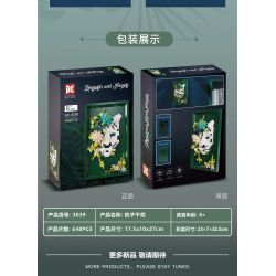 DK 3039 Photo Frame Xếp hình lắp ráp ghép mô hình Khung ảnh hoa khô báo tuyết