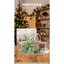 Xbert 66105 Dream Botanical Garden Xếp hình lắp ráp ghép mô hình Vườn bách thảo tưởng tượng