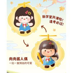 Femibox S44065 ROROJUMP Xếp hình lắp ráp ghép mô hình Nước sốt thịt: Nước sốt Miaojie Taohuaguan RORO Xiaofu