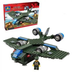 Kazi KY81006 81006 non  MÁY BAY NÉM BOM THẾ KỶ bộ đồ chơi xếp lắp ráp ghép mô hình Red Alert 3 RED ALERT 3 CENTURY BOMBER Báo Động Đỏ 3 220 khối