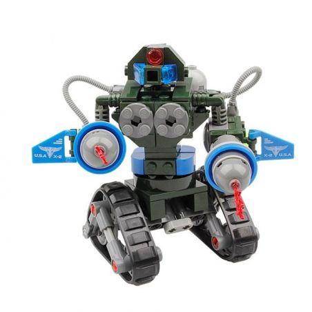 Kazi KY81004 81004 non  ROBOT BÁNH XÍCH bộ đồ chơi xếp lắp ráp ghép mô hình Red Alert 3 RED ALERT 3 COMING TANK X2 Báo Động Đỏ 3 168 khối