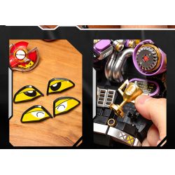 Femibox S48004 B-ROBO 004 Ganiran Xếp hình lắp ráp ghép mô hình Kho báu thiết giáp sắt: Bọ cạp Lai Lai Góc nhìn Mecha