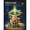 Femibox S5302 Retro Globe Xếp hình lắp ráp ghép mô hình Hành tinh cổ điển