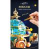 Femibox S5302 Retro Globe Xếp hình lắp ráp ghép mô hình Hành tinh cổ điển