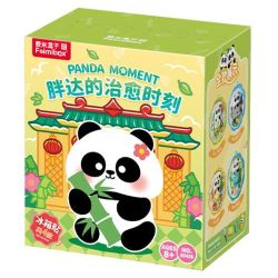 Femibox S5437 Panda Moment Xếp hình lắp ráp ghép mô hình Khoảnh khắc chữa bệnh của Panda Nam châm tủ lạnh Panda 4 loại