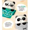 Femibox S5437 Panda Moment Xếp hình lắp ráp ghép mô hình Khoảnh khắc chữa bệnh của Panda Nam châm tủ lạnh Panda 4 loại
