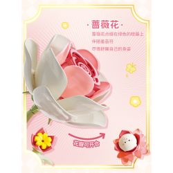 Femibox S5439 Gramophone Xếp hình lắp ráp ghép mô hình Bolognese: Máy hát hoa hồng