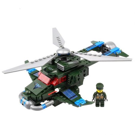 Kazi KY81001 81001 non  TRỰC THĂNG PHẢN CÔNG NHANH bộ đồ chơi xếp lắp ráp ghép mô hình Red Alert 3 RED ALERT 3 FLASH FREEZE AIRPLANE Báo Động Đỏ 3 251 khối