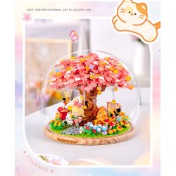 Femibox S5301 ROROJUMP Xếp hình lắp ráp ghép mô hình Nước sốt thịt: Cây cổ tích Sakura