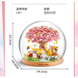 Femibox S5301 ROROJUMP Xếp hình lắp ráp ghép mô hình Nước sốt thịt: Cây cổ tích Sakura