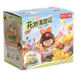 Femibox S43005 ROROJUMP Xếp hình lắp ráp ghép mô hình Nước sốt thịt: Lang thang trên cánh đồng hoa