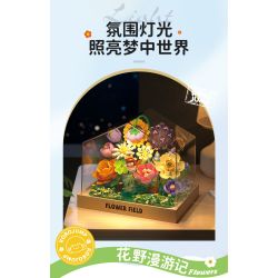 Femibox S43005 ROROJUMP Xếp hình lắp ráp ghép mô hình Nước sốt thịt: Lang thang trên cánh đồng hoa