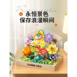 Femibox S43005 ROROJUMP Xếp hình lắp ráp ghép mô hình Nước sốt thịt: Lang thang trên cánh đồng hoa