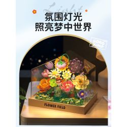 Femibox S43005 ROROJUMP Xếp hình lắp ráp ghép mô hình Nước sốt thịt: Lang thang trên cánh đồng hoa