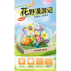 Femibox S43005 ROROJUMP Xếp hình lắp ráp ghép mô hình Nước sốt thịt: Lang thang trên cánh đồng hoa