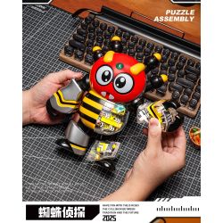 Femibox S48005 B-ROBO 005 SPYDON Xếp hình lắp ráp ghép mô hình Áo Giáp Sắt: Máy X-quang Thám Tử Nhện