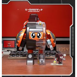 Femibox S48006 B-ROBO 006 Dangoron Xếp hình lắp ráp ghép mô hình Xiaobao bọc thép: Mecha xuyên thấu Marukolong