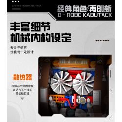 Femibox S48006 B-ROBO 006 Dangoron Xếp hình lắp ráp ghép mô hình Xiaobao bọc thép: Mecha xuyên thấu Marukolong