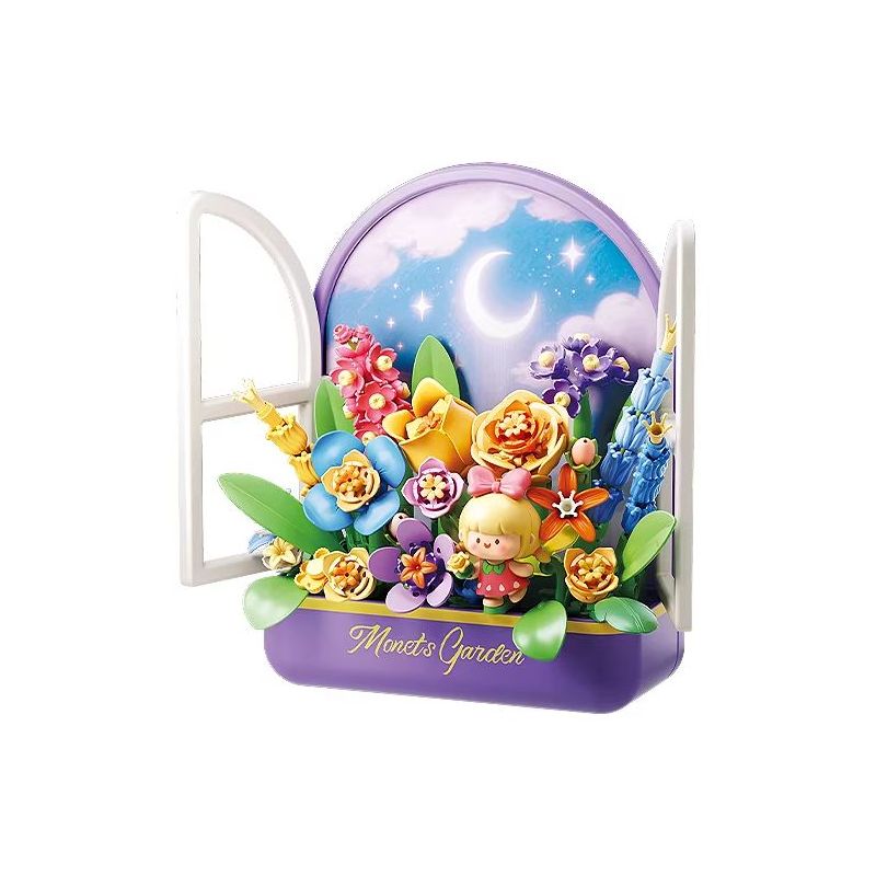 Femibox S5442 ROROJUMP：Monet's Garden Xếp hình lắp ráp ghép mô hình Bolognese: Khu vườn của Monet