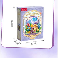 Femibox S5442 ROROJUMP：Monet's Garden Xếp hình lắp ráp ghép mô hình Bolognese: Khu vườn của Monet