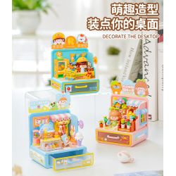 Femibox S44058 ROROJUMP Xếp hình lắp ráp ghép mô hình Nhật ký quản lý cửa hàng nước sốt: Quán cà phê