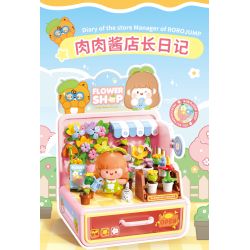 Femibox S44058 ROROJUMP Xếp hình lắp ráp ghép mô hình Nhật ký quản lý cửa hàng nước sốt: Quán cà phê