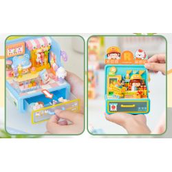 Femibox S44059 ROROJUMP Xếp hình lắp ráp ghép mô hình Nhật ký của người quản lý cửa hàng nước sốt: Cửa hàng kem