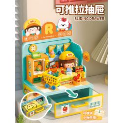 Femibox S44060 ROROJUMP Xếp hình lắp ráp ghép mô hình Nhật ký quản lý cửa hàng nước sốt: Cửa hàng tiện lợi