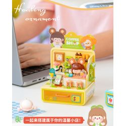 Femibox S44060 ROROJUMP Xếp hình lắp ráp ghép mô hình Nhật ký quản lý cửa hàng nước sốt: Cửa hàng tiện lợi