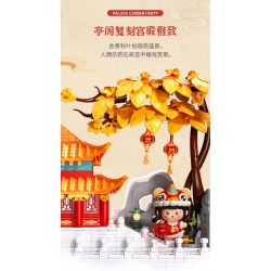 Femibox S5305 ROROJUMP Xếp hình lắp ráp ghép mô hình Nước sốt thịt: Lễ hội đèn lồng Vườn Tử Cấm Thành