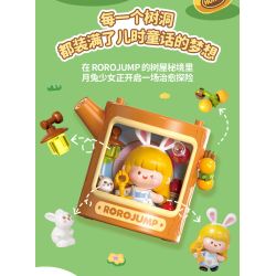 Femibox S5446 ROROJUMP Tree Stump Fridge Magnet Xếp hình lắp ráp ghép mô hình Nước sốt thịt: Hộp mù nam châm tủ lạnh Shudong