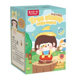Femibox S5446 ROROJUMP Tree Stump Fridge Magnet Xếp hình lắp ráp ghép mô hình Nước sốt thịt: Hộp mù nam châm tủ lạnh Shudong