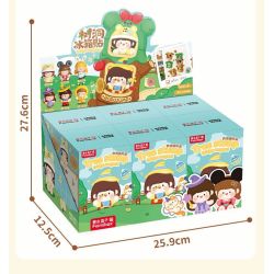 Femibox S5446 ROROJUMP Tree Stump Fridge Magnet Xếp hình lắp ráp ghép mô hình Nước sốt thịt: Hộp mù nam châm tủ lạnh Shudong