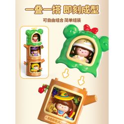 Femibox S5446 ROROJUMP Tree Stump Fridge Magnet Xếp hình lắp ráp ghép mô hình Nước sốt thịt: Hộp mù nam châm tủ lạnh Shudong