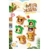 Femibox S5446 ROROJUMP Tree Stump Fridge Magnet Xếp hình lắp ráp ghép mô hình Nước sốt thịt: Hộp mù nam châm tủ lạnh Shudong