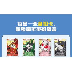 Femibox S5901 Fabutack Xếp hình lắp ráp ghép mô hình Hộp mù phiên bản Iron Armor Xiaobao Q