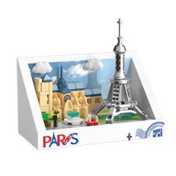 Femibox S5416 Xếp hình lắp ráp ghép mô hình Nam châm tủ lạnh thành phố Paris
