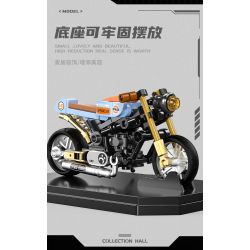 Femibox S5483 Mini Bike Xếp hình lắp ráp ghép mô hình Bộ sưu tập xe máy: Máy móc hạng nặng của cảnh sát