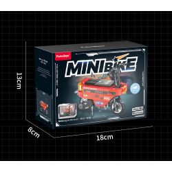 Femibox S5485 Mini Bike Xếp hình lắp ráp ghép mô hình Bộ sưu tập xe máy: Coffee 848