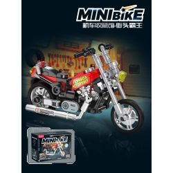 Femibox S5487 Mini Bike Xếp hình lắp ráp ghép mô hình Bộ sưu tập xe máy: Street Fighter