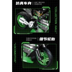 Femibox S5487 Mini Bike Xếp hình lắp ráp ghép mô hình Bộ sưu tập xe máy: Street Fighter