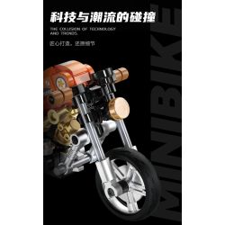 Femibox S5487 Mini Bike Xếp hình lắp ráp ghép mô hình Bộ sưu tập xe máy: Street Fighter