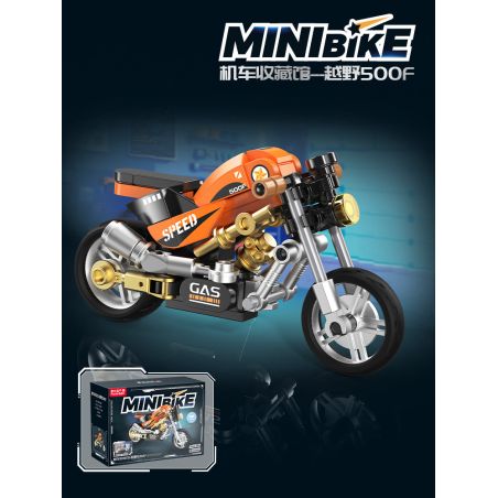 Femibox S5488 Mini Bike Xếp hình lắp ráp ghép mô hình Bộ sưu tập xe máy: Off-Road 500F