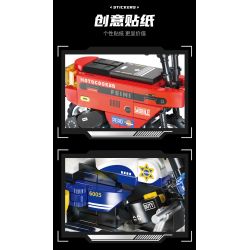 Femibox S5488 Mini Bike Xếp hình lắp ráp ghép mô hình Bộ sưu tập xe máy: Off-Road 500F