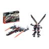 Kazi KY8021 8021 Xếp hình kiểu  TRANSFORMERS Robot Transform Spaceship Robot Biến Hình Phi Thuyền 246 khối