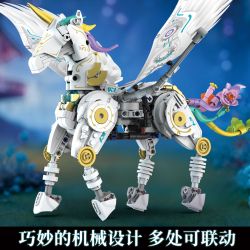 KAIYU KeeYee World K96237 Mechanical Unicorn Xếp hình lắp ráp ghép mô hình Pegasus kỳ lân cơ khí